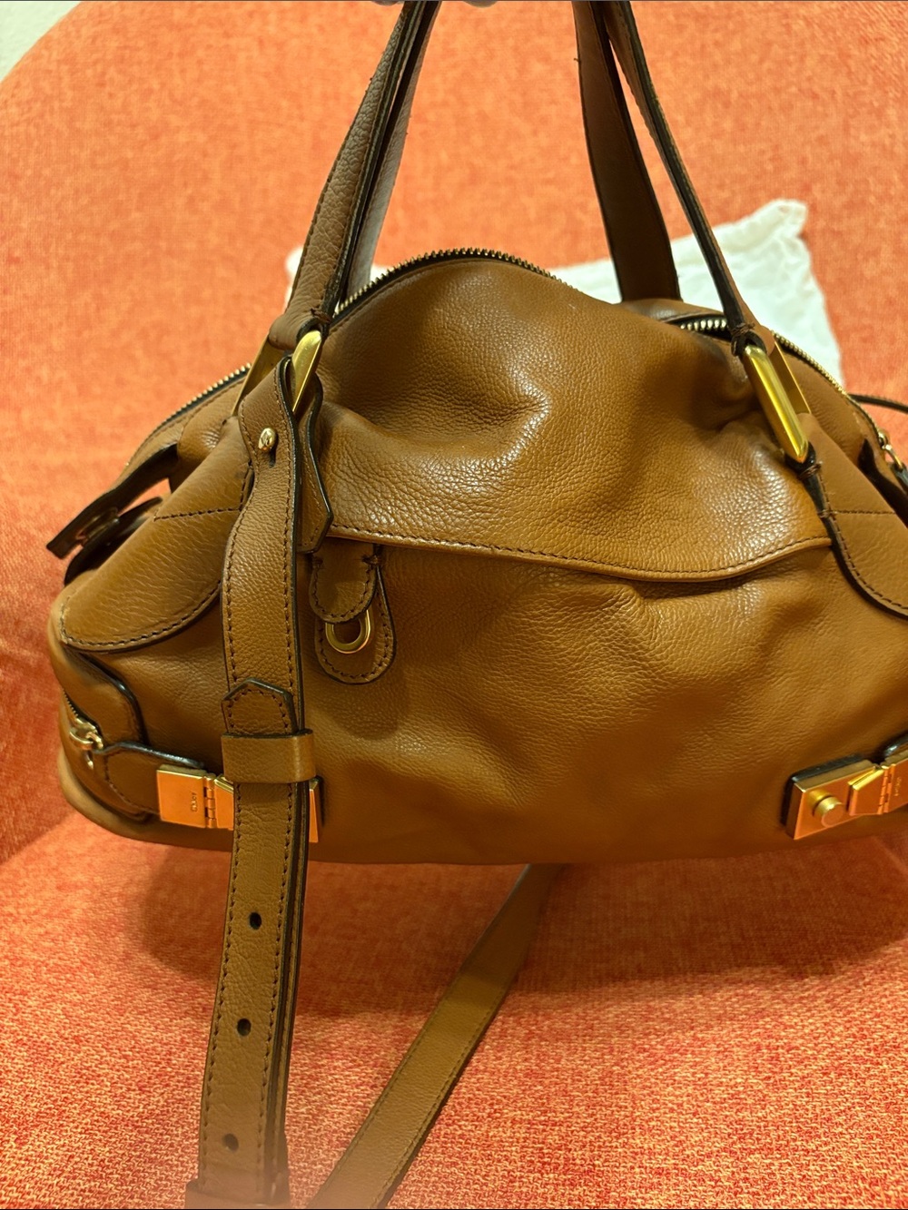 Chloé Archival Cary Leather Bag - Rich Brown EUC (TRR Authenticated) - Picture 6 of 12
